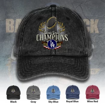 Los Angeles Dodgers World Series 2025 Wash Denim Cap DNC1002