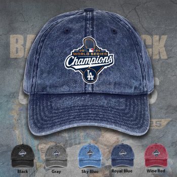Los Angeles Dodgers World Series 2025 Wash Denim Cap DNC1012