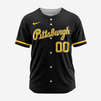 MLB Pittsburgh Pirates Personalized Alternate Design Concept Baseball Jersey DBJ1220