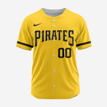 MLB Pittsburgh Pirates Personalized Alternate Design Concept Baseball Jersey DBJ1310
