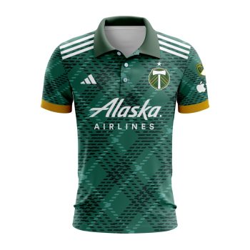 MLS Portland Timbers 2023 Home Portland Plaid Custom Polo Shirt