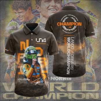 McLaren x Lando Norris 2025 World Champion Polo Shirt GCL1171