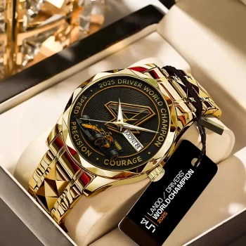McLaren x Lando Norris World Champions 2025 Alloy Luxury Quartz Watch GNW1079