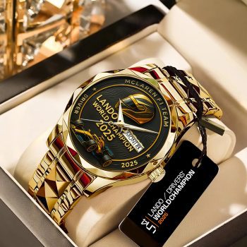 McLaren x Lando Norris World Champions 2025 Alloy Luxury Quartz Watch GNW1081