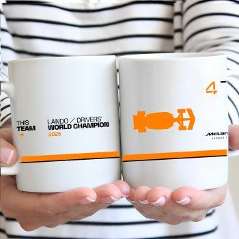 McLaren x Lando Norris World Champions 2025 Ceramic Mug CLO1052