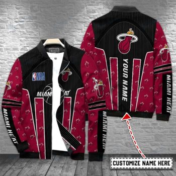 Miami Heat Personalized Bomber Jacket BJA1455