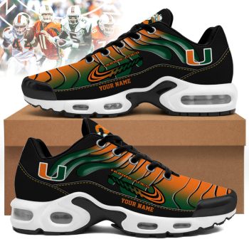 Miami Hurricanes Personalized Air Max Plus TN Shoes 2025 SDG1005