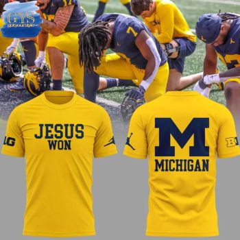 Michigan Wolverines Jesus Won Limited Edition Unisex Performance T-Shirt