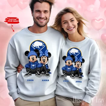NHL Buffalo Sabres Couple Sweater Custom Name Gifts For Lovers