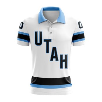 NHL Utah Hockey Club Personalized 2025 Away Polo Shirt