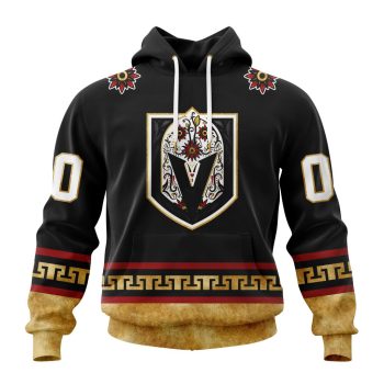 NHL Vegas Golden Knights Personalized 2025/26 Hispanic Heritage Design Unisex Performance Hoodie