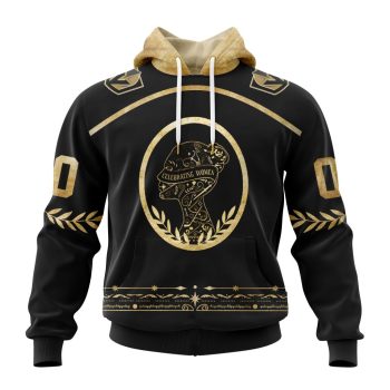 NHL Vegas Golden Knights Personalized 2025/26 Women's History Month Unisex Performance Hoodie