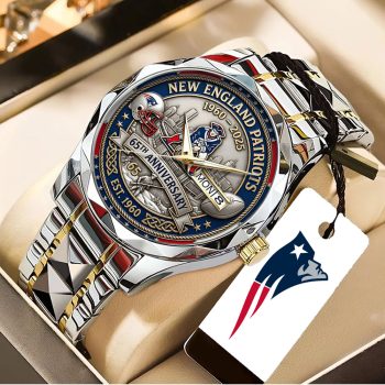 New England Patriots 65th Anniversary Alloy Luxury Quartz Watch GNW1012