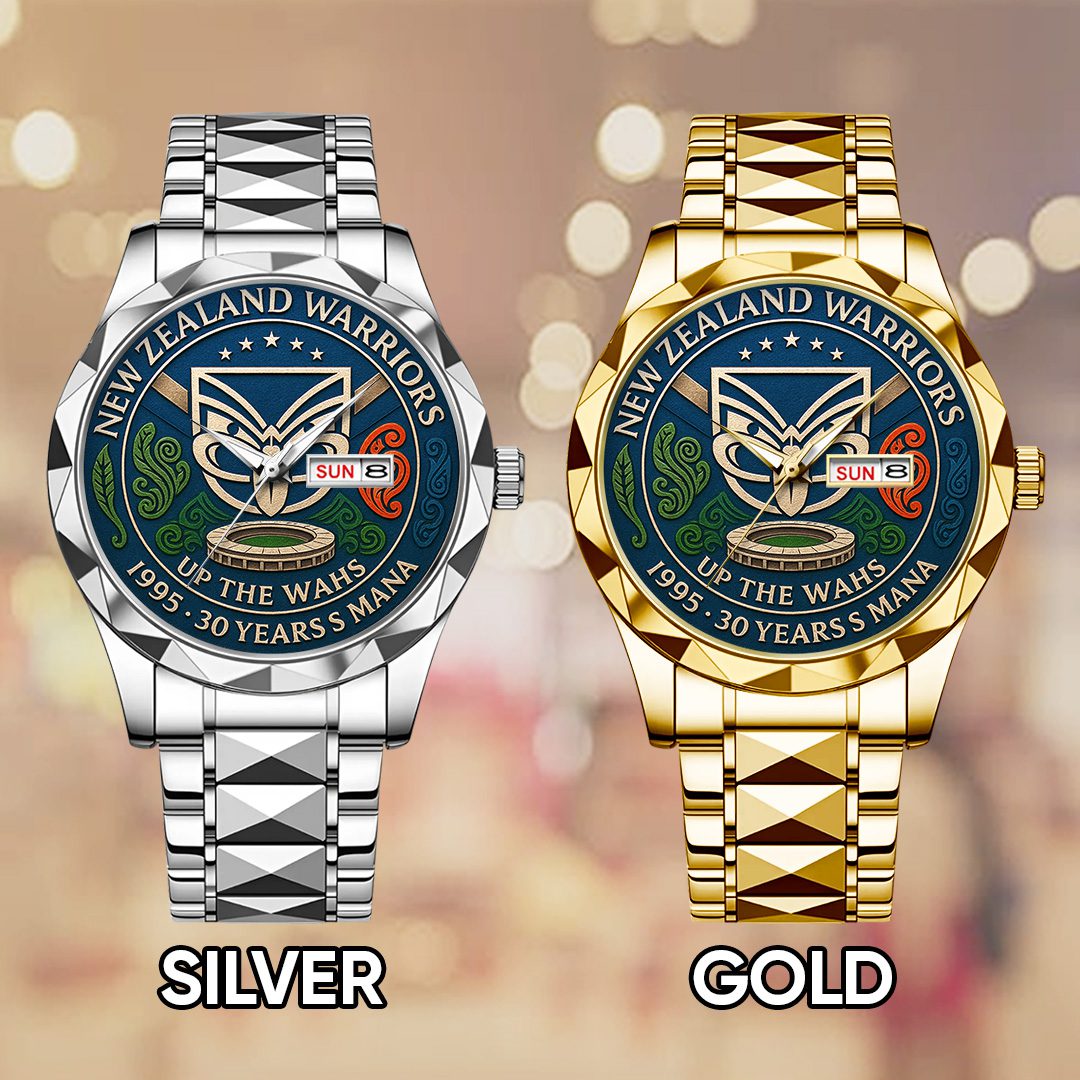 New-Zealand-Warriors-30th-Anniversary-Alloy-Luxury-Quartz-Watch-GNW1282-2