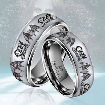 Ozzy Osbourne Custom Alloy Ring Laser Engraving Ring RNG1301