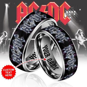 Personalized AC/DC Alloy Ring RNG1045