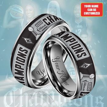 Personalized Las Vegas Aces 2025 WNBA Finals Champions Custom Alloy Ring Laser Engraving Ring RNG1091