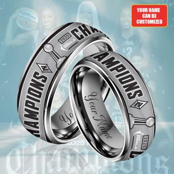 Personalized Las Vegas Aces 2025 WNBA Finals Champions Custom Alloy Ring Laser Engraving Ring RNG1094