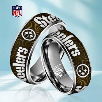 Pittsburgh Steelers Custom Alloy Ring Laser Engraving Ring RNG1192