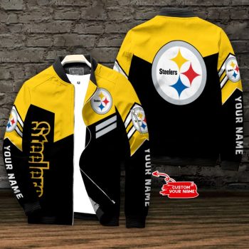 Pittsburgh Steelers Personalized Bomber Jacket BJA1507