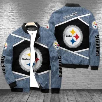 Pittsburgh Steelers Personalized Bomber Jacket BJA1516