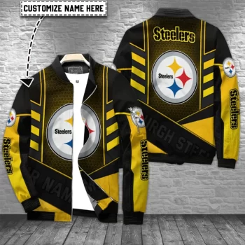 Pittsburgh Steelers Personalized Bomber Jacket BJA1521