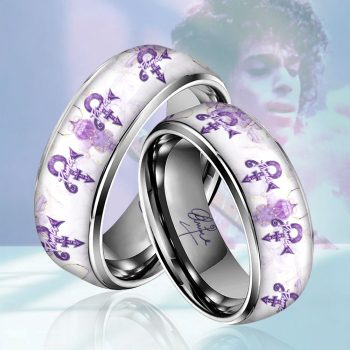 Prince Custom Alloy Ring Laser Engraving Ring RNG1236