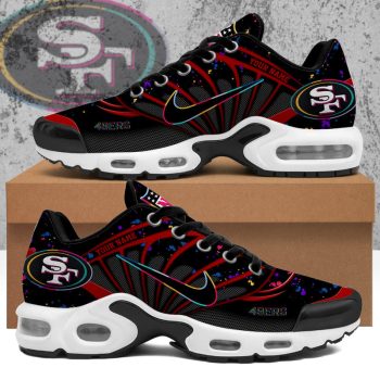 San Francisco 49ers 2025 Crucial Catch Air Max Plus TN Shoes - Black SDG1014