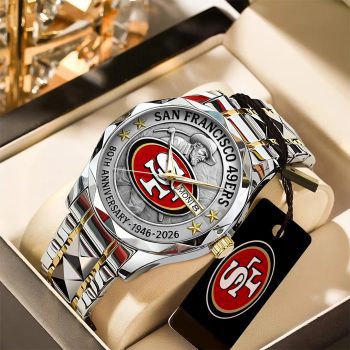 San Francisco 49ers 2026 Anniversary Alloy Luxury Quartz Watch GNW1479