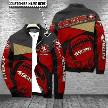 San Francisco 49ers Personalized Bomber Jacket BJA1524