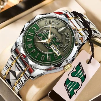 Saskatchewan Roughriders 2025 Grey Cup Champions Alloy Luxury Quartz Watch GNW1143