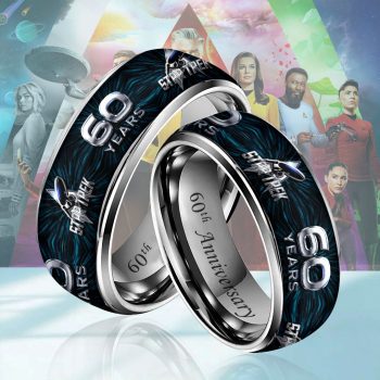 Star Trek Custom Alloy Ring Laser Engraving Ring RNG1293