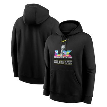 Super Bowl LX Nike Club Hoodie - Black