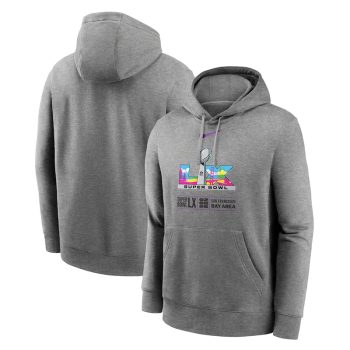 Super Bowl LX Nike Club Hoodie - Heather Gray