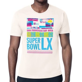 Super Bowl Merchandise Starter Super Bowl LX Bay Area Bash T-Shirt - White