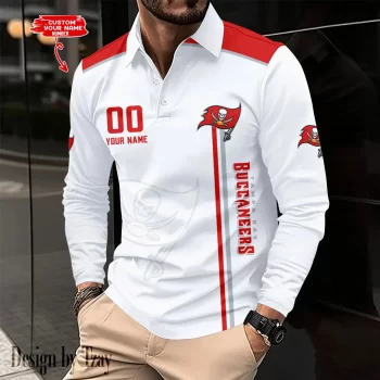 Tampa Bay Buccaneers Long Sleeve Polo Shirt