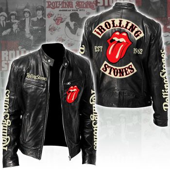 The Rolling Stones Motorcycle Leather Jacket