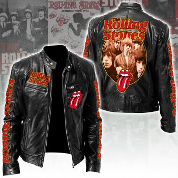 The Rolling Stones Motorcycle Leather Jacket