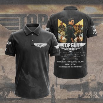 Top Gun 40th Anniversary 2026 Polo Shirt GCL1139