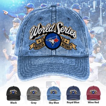 Toronto Blue Jays World Series 2025 Wash Denim Cap DNC1008
