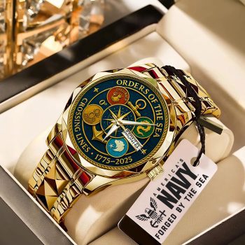 US Navy 2025 Alloy Luxury Quartz Watch GNW1360
