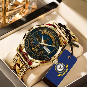 US Navy Alloy Luxury Quartz Watch GNW1098