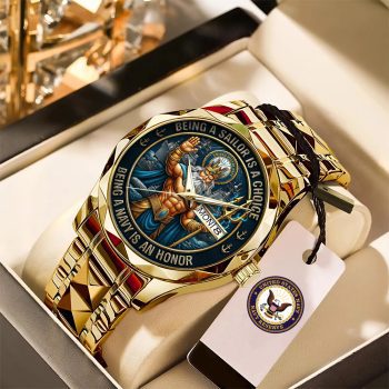 US Navy Alloy Luxury Quartz Watch GNW1414