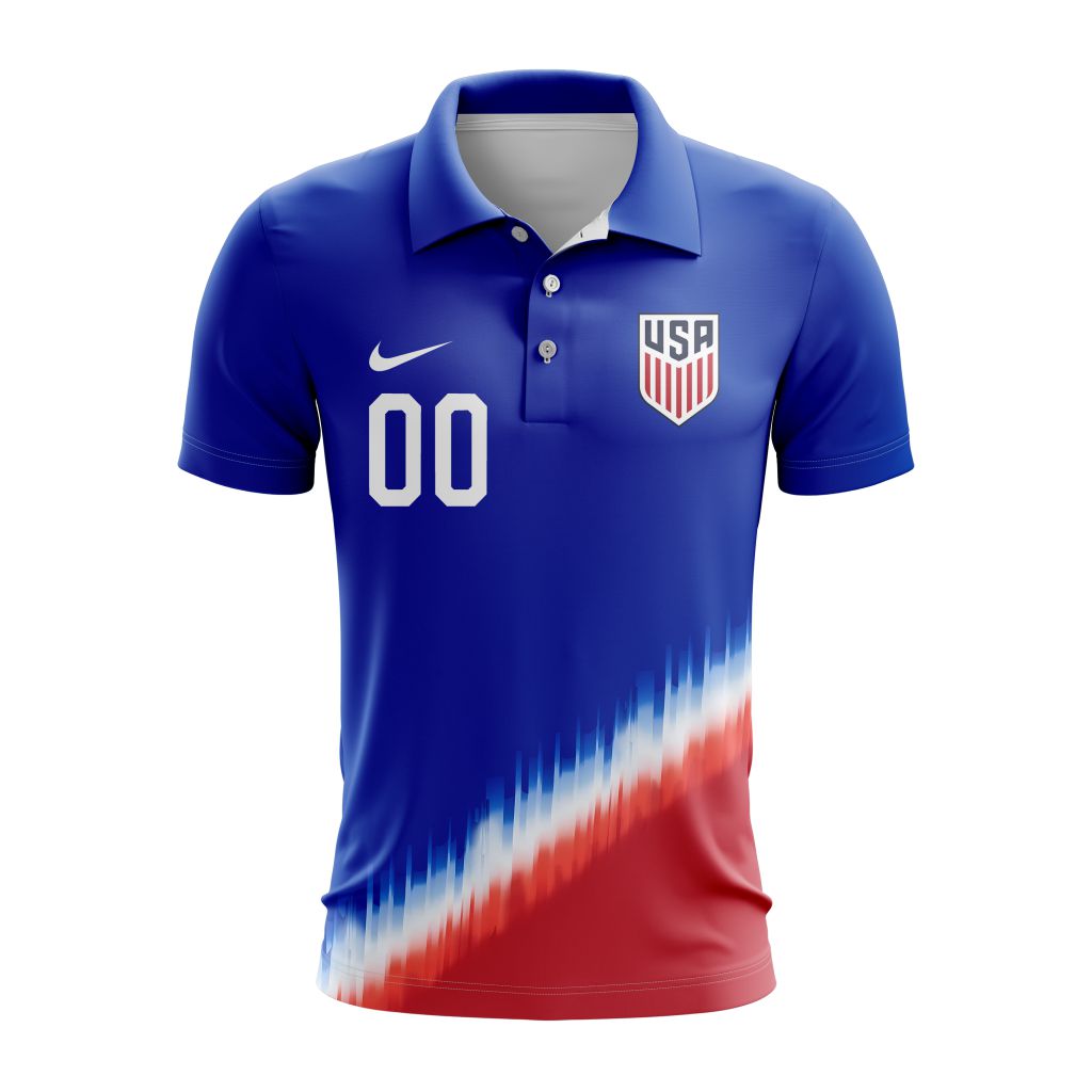 USMNT-Personalized-2024-Home-Polo-Shirt USMNT Personalized 2024 Home Polo Shirt