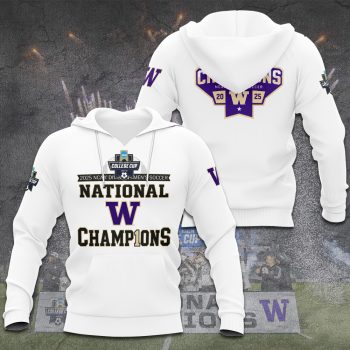 Washington Huskies Men's Soccer Unisex Performance Hoodie  CLO1855