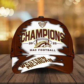 Western Michigan Broncos 2025 MAC Football Champions Classic Cap GCL1187
