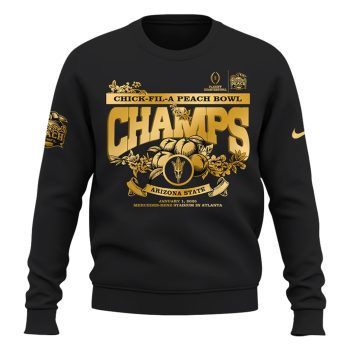 Arizona State Sun Devils x Peach Bowl Champions Performance Unisex Sweatshirt
