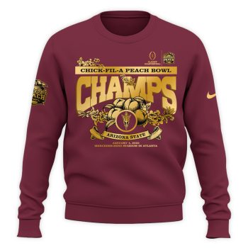 Arizona State Sun Devils x Peach Bowl Champions Performance Unisex Sweatshirt