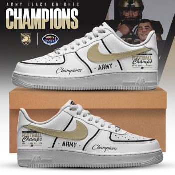 Army Black Knights Champion White Air Force 1 Sneakers