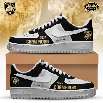 Army Black Knights Champion White Air Force 1 Sneakers